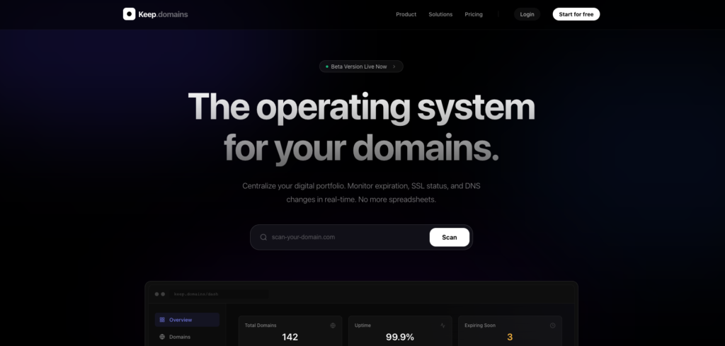 keep.domains notifications