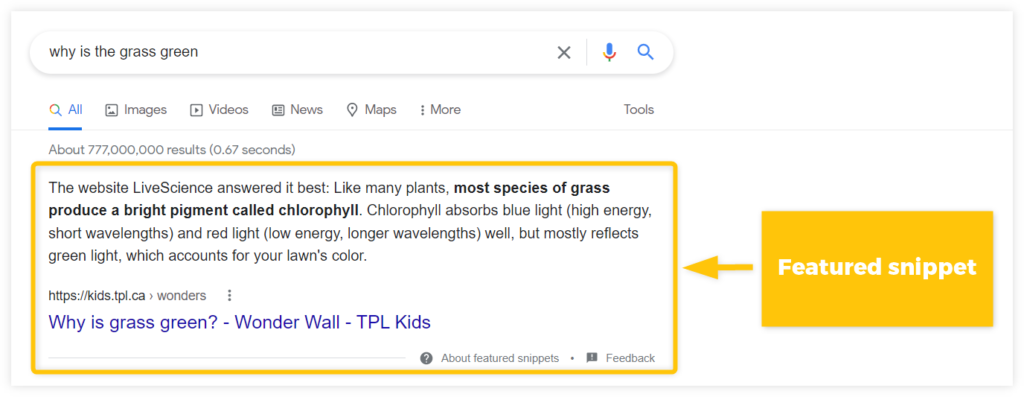 Featured Snippets 